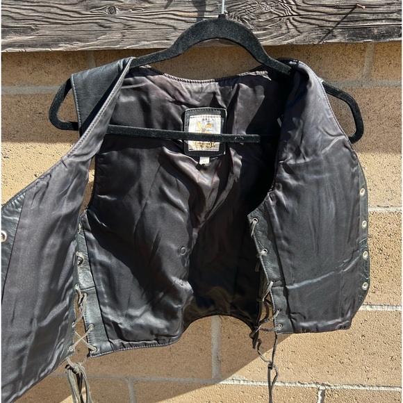 Vintage Leather women’s vest size M - Picture 7 of 8